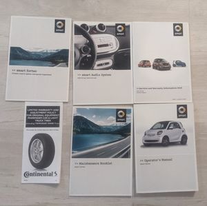 2016 Smart fortwo owners manual/car manual